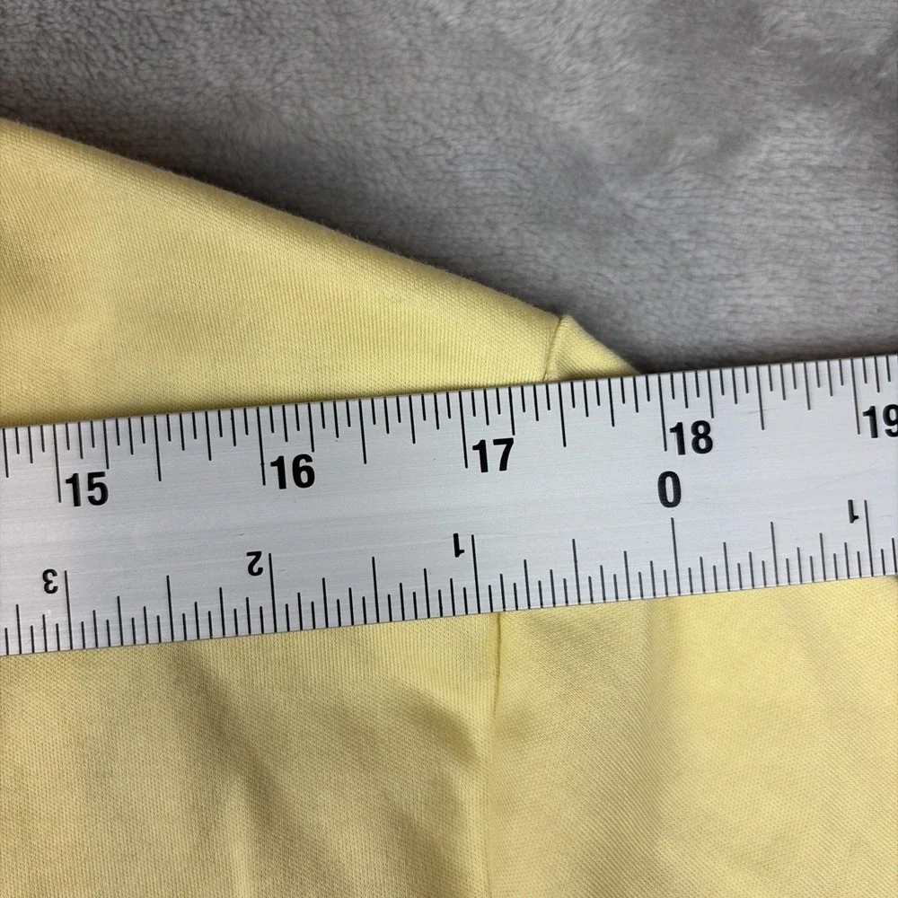 Polo Ralph Lauren Polo Shirt Mens Medium Yellow Classic Fit Short Sleeve Pony